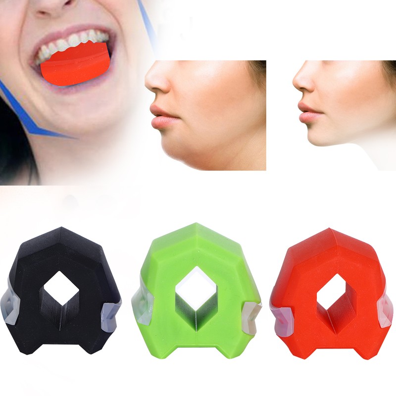 3pcs Silicone Jawline Shaping Exercise Ball Portable Fitness Face Masseter