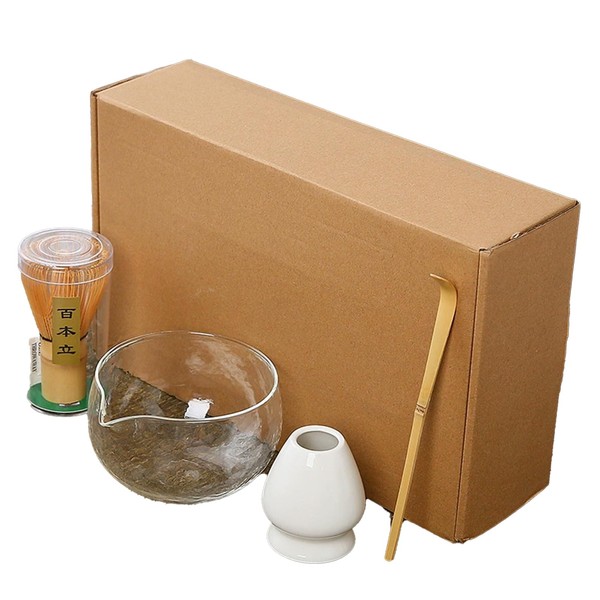 4 PCS Transparent Matcha Whisk Set, Transparent Matcha Set Whisk