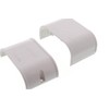 White Slim Duct Coupler, Line Set Cover, SJ-100-W Compatible
