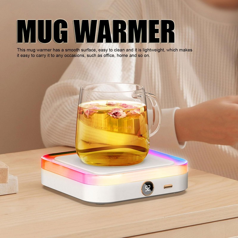 Schnellheizte Tasse Wärmer Schneller Kaffeewärmer Schnelles Getränkwärmer mit 3 Temperatureinstellungen