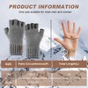 fauson Fingerless Gloves for Women -Winter Gloves Men Fingerless Glove