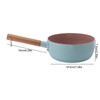 Wooden Handle Milk Pot Aluminum Alloy Multifunctional Flat Bottomed Noodle