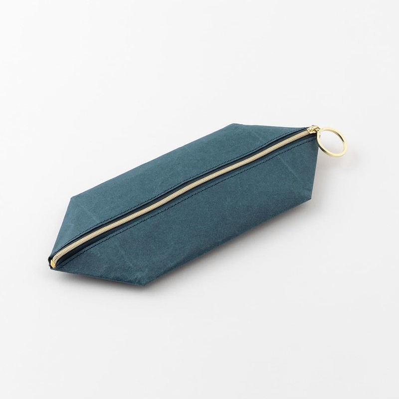 Midori 41841006 Pen Case Pen Tray Pouch, Navy Blue