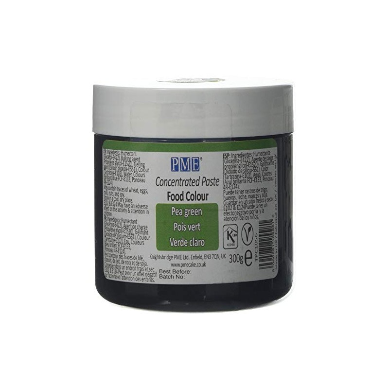 PME Paste Food Colour - Pea Green (300g)