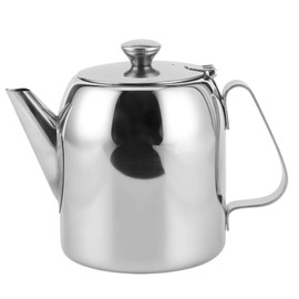 VIFERR Stainless Steel Teapot 850ml Coffee Pot Kettle Cold Water Jug Short Spout for Home Hotel Restaurant