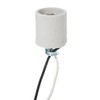 B&P Lamp® Medium Base E26 Keyless Unglazed Porcelain Socket with