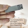 Nail Clippers with Folding Hidden Blade | Stainless Steel Nail
