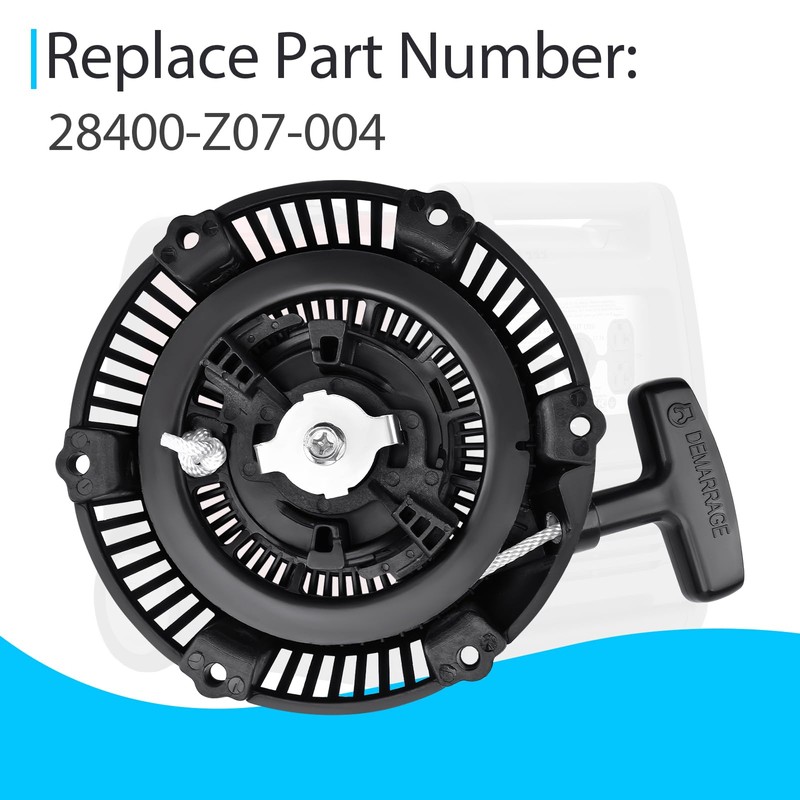 Pull Start Recoil Starter Compatible with Hond-a EU2000i Inverter Generator