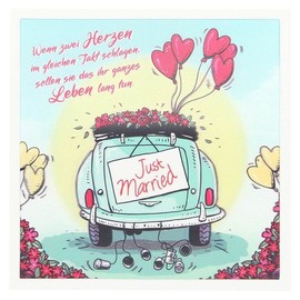Depesche 5326.037 3D Wedding Greetings Card - Multi-Coloured