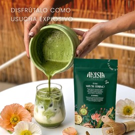 Aloisia - Té Matcha Supremo Ceremonial Premium 50 g - Primera Cosecha Ichibancha - Yabukita & Yutaka Midori - Intensidad Umami - Sin Azúcar ni Aditivos