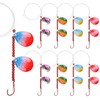JSHANMEI 10 Pack Walleye Rigs Fishing Lures Walleye Spinner Rig