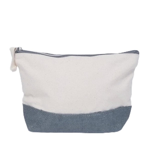 Jute Canvas Pouch, Multipurpose Travel Pouch, Cosmetics, Storage, Miscellaneous Items,