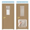 RYB HOME Classroom Door Window Cover, Privacy Sunlight Shades for