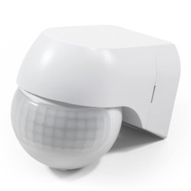 Slim Infrared Motion Sensor 180 ° 230 V IP44 – Surface Mount for Wet Room Outdoor Use – LED