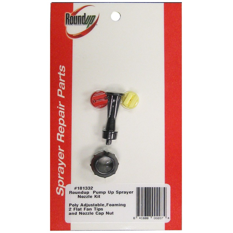 Roundup 181332 Nozzle Kit with 2 Flat Fans and Foaming