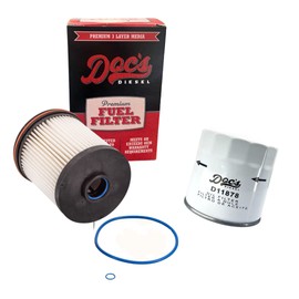 DOC'S - Juego de filtros Duramax de 6,6 L 2020-2023 | Sustituye a TP1015 PF26
