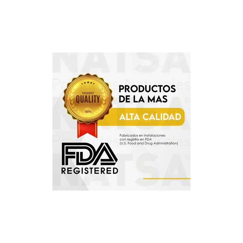 Natsa Maca Amarilla 100 Cápsulas, Calidad Premium Sfn