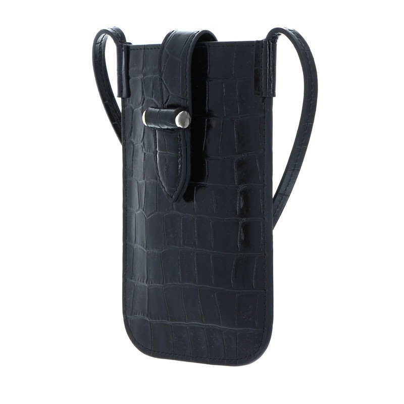 DECADENT Fiona Mobile Bag Croco Black, Croco Black