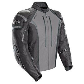 Joe Rocket 1651-5503 Atomic Men's 5.0 Textile Motorcycle Jacket (Grey, Medium)