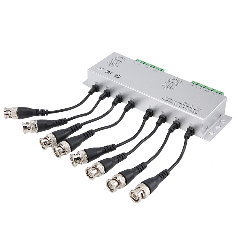 8CH HD BNC Male To UTP Cable Transceiver Adapter CCTV