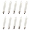 GutReise 10pcs AC E10 LED Replacement Light Bulbs for Candle