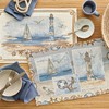 Sander Lighthouse Tapestry Placemat 32 x 48 cm Blue /