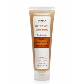 GEL EXFOLIANTE CORPO-FACIAL NUEZ, MANZANILLA Y MELOCOTÓN 120ML/4.05 fl oz.