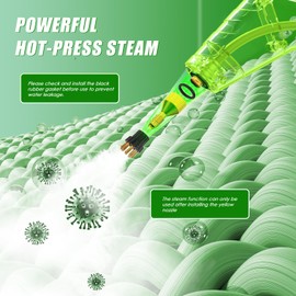 8-in-1 Handheld Steam Cleaner, 2200W High Pressure Steam Cleaner, 1.2L Portable Car Steam Cleaner for Home Kitchen, Bathroom, floor and Car Cleaning, 10s Fast Heating High Pressure Steam Cleaning