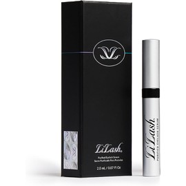 LiLash Suero Potenciador de crecimiento de pestañas para lograr pestañas más largas y con mayor volumen – seguro para usar con lentes de contacto, extensiones de pestañas y ojos sensibles (2 mL)