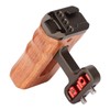 Universal Side Wooden Handle Grip Natural Adjustable Brazilian Wood Side