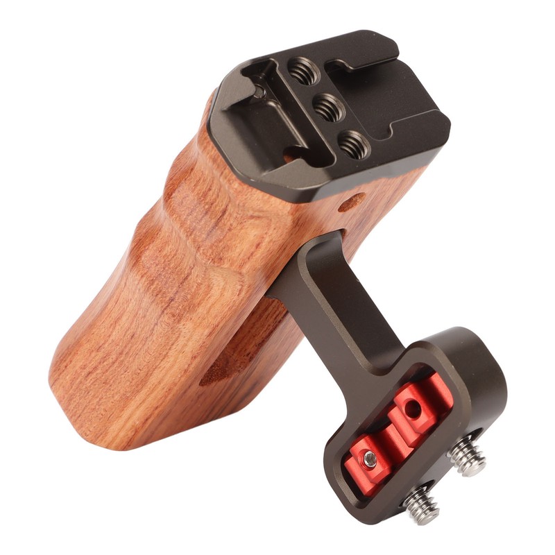 Universal Side Wooden Handle Grip Natural Adjustable Brazilian Wood Side