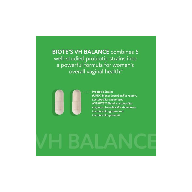 bioTE Nutracéuticos - Vh Balance - Salud Vaginal + Apoyo