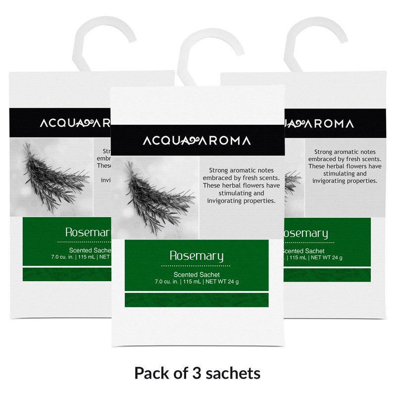 Acqua Aroma Rosemary Scented Sachet 7.0 cu. in. (115mL/24g) -