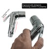 ciciment Chrome Trigger Handheld Shower Head Kit with Hook,59in ABS