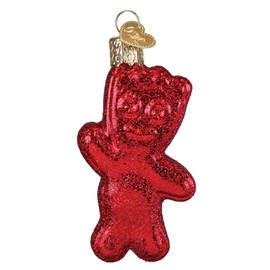 Old World Christmas Glistening Sour Patch Kid Candy Glass Blown Ornament for Christmas Tree, Handcrafted Holiday Decoration, Candy Brand Collection