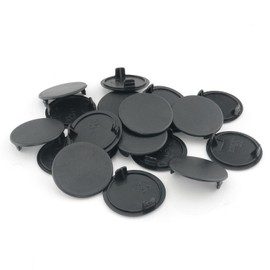 ITROLLE 20PCS 35mm Black Hinge Hole Cover Hinge Cover Cap Hinge Hole Cover Plug