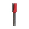 Faithfull FAIRB26 Router Bit TC Two Flute 1/4in 12mm,Red/Silver