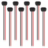 XIITIA 8pcs Type-C Female Chassis Waterproof 2P Solder Wire Type