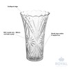 Royal Imports Flower Acrylic Vase Decorative Centerpiece for Home or
