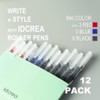 Idcrea R2 Liquid Roller Ball Pen… (Red Blue Black)