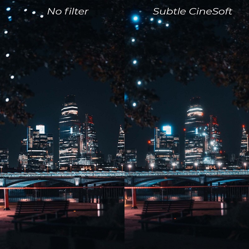 Tide Optics CineSoft® Subtle 1/8 Lens Filter Diffusion Mist Pro