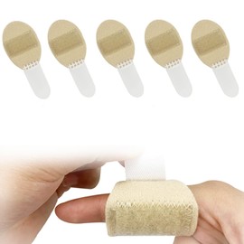 Lechengjia Acteso Neoprene Finger Clip Bracket - Damage Support for Mallet Finger and Broken Finger Clip Protection (Beige)