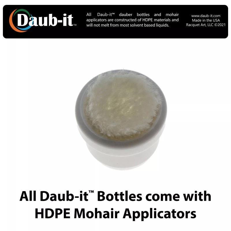Daub-it Empty Bottles with Mohair Dauber Applicator - 2 Pack