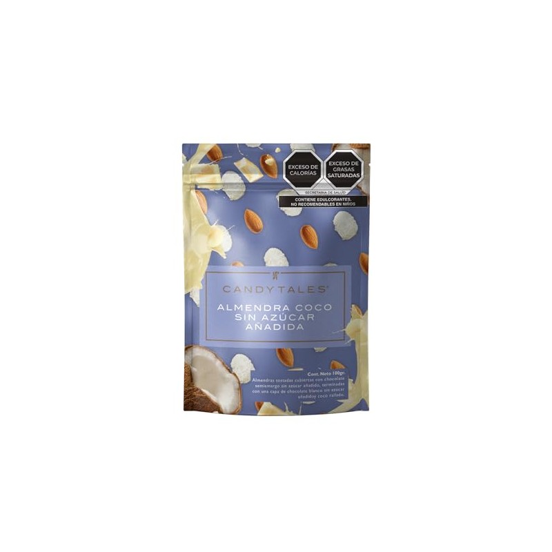 Candy Tales Almendra Coco sin Azúcar Añadida 100 gr