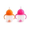 Munchkin Click Lock 7 Ounce Weighted Flexi-Straw Cup, 2 Pack,