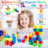 Coicok Pack of 32 Magnetic Building Blocks for Children, Magnetic