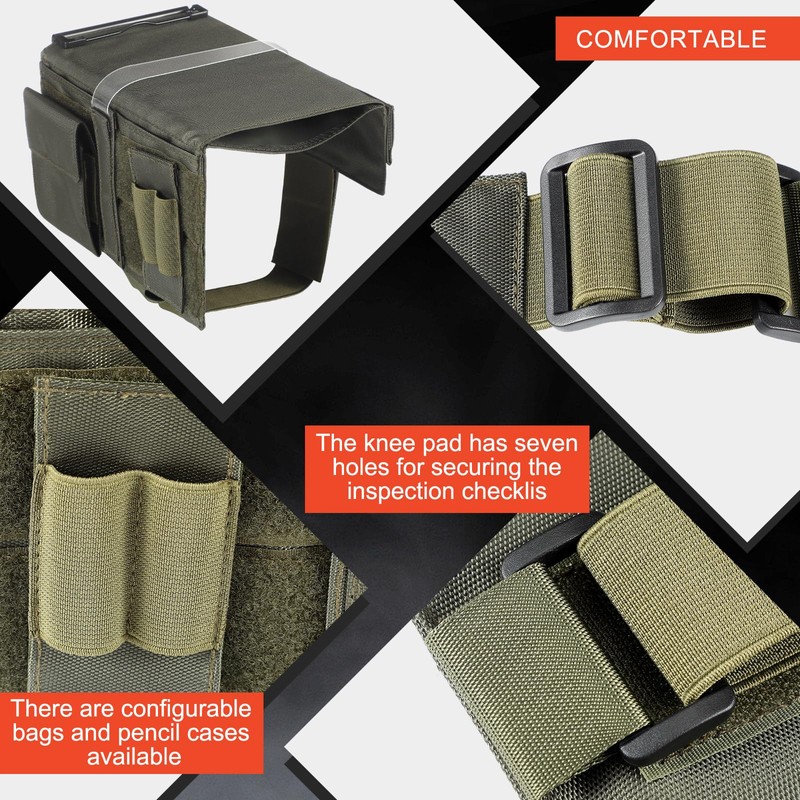 Fullhawl Reversible Kneeboard Pilot Classic Clipboard & Pen Holder Kneeboard