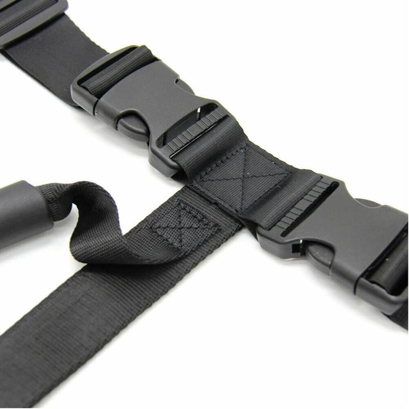 2X 50mm Plastic Side Quick Release Buckle Clip Cord Strap