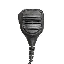 PMMN4013AL PMMN4013A PMMN4013 Shoulder Speaker Mic Radio Microphone 2 Pin Compatible for CP200 CP200D CP200XLS CP110 CP185 CP180 P Black KQS-XL/M1PN(ASM)-M PMMN4013AL speaker microphone