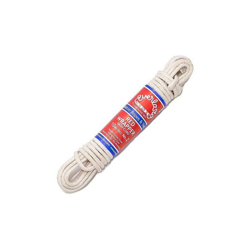 Everlasto 'Red Wrapper' UK Made Quality Waxed Cotton Sash Cord